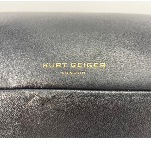 KURT GEIGER Kensington Quilted Leather Shoulder‎ Handbag Goth Punk Eagle ($275) - Picture 12 of 12
